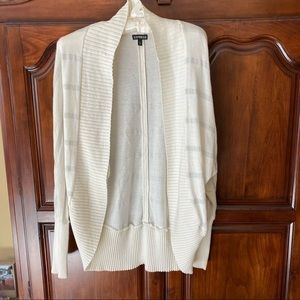 Express Silver Stripe Cardigan